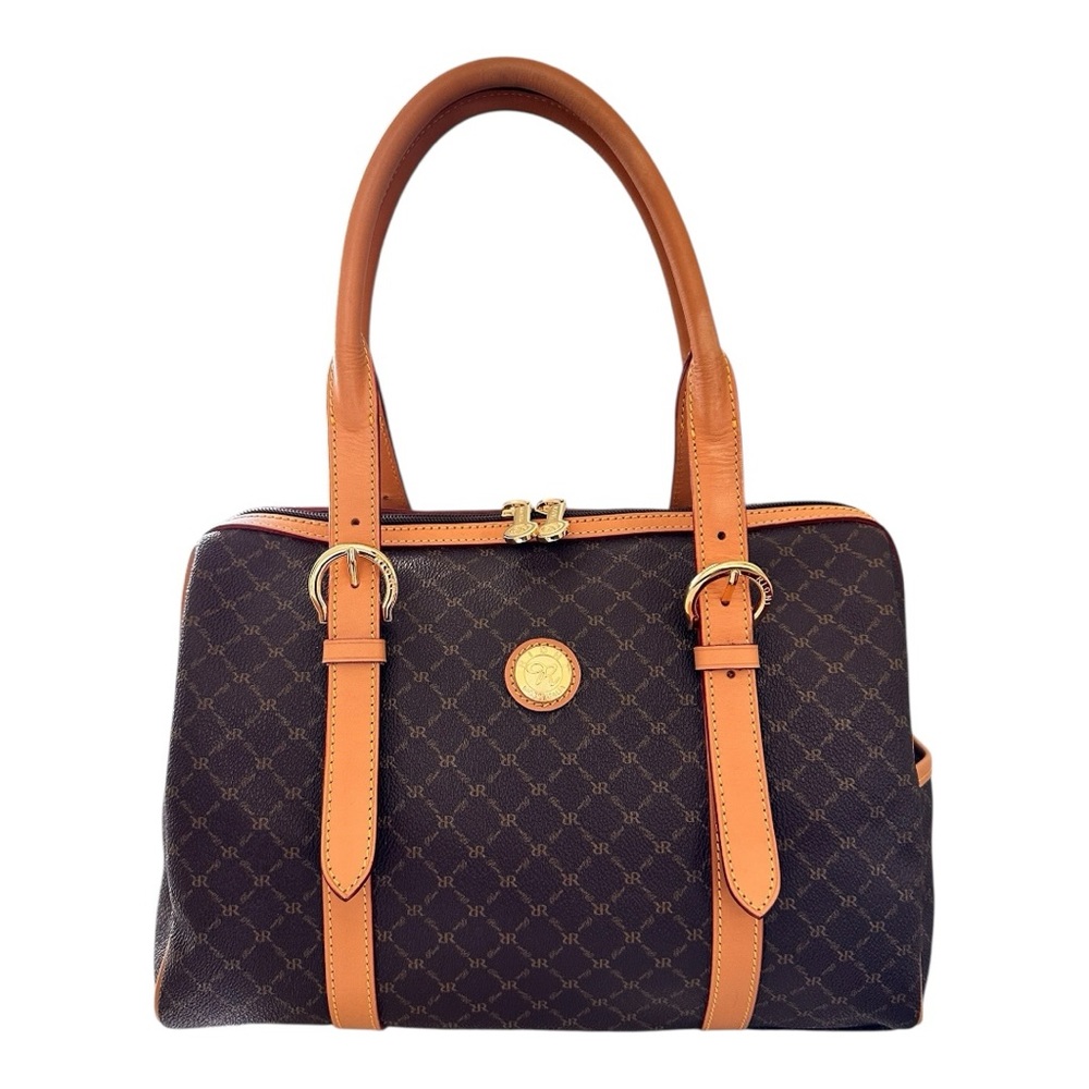 Rioni Brown Designer Handbag